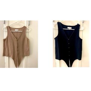 Madewell Front Tie Size Small Tops - Lot of Two